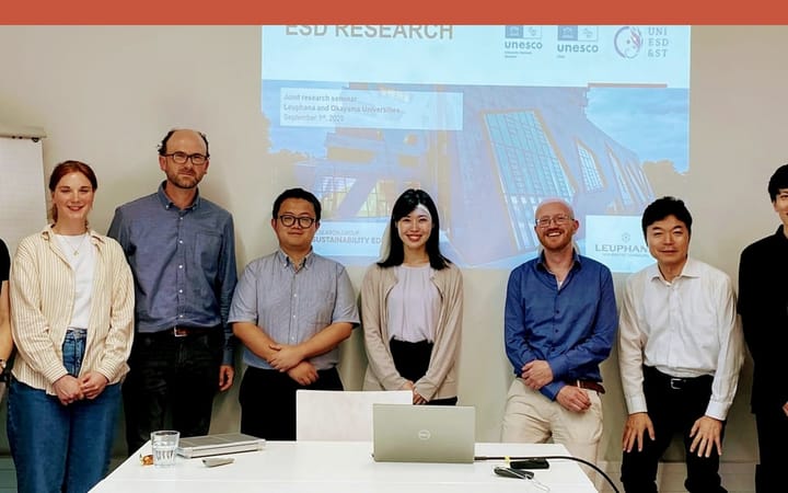 Education for Sustainable Development in Japan and Germany: Okayama University Delegation in Lüneburg